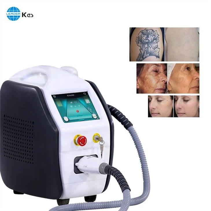 Q Switched Laser Tattoo Removal Skin Whitening Machine